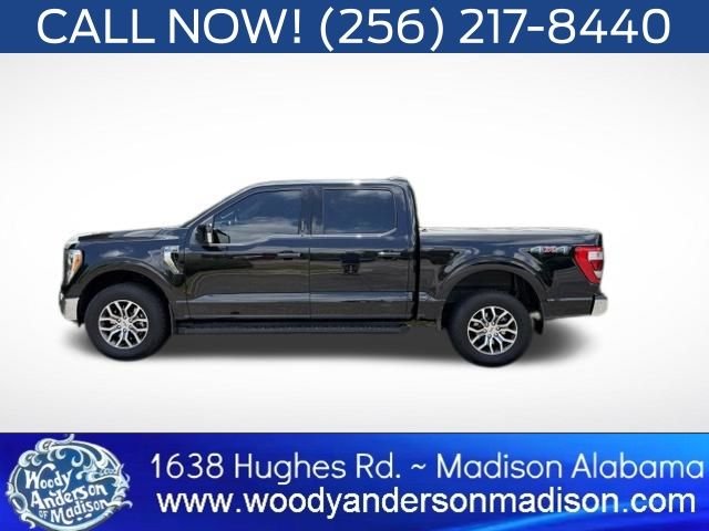Certified Used 2021 Black Metallic Ford Lariat image 3