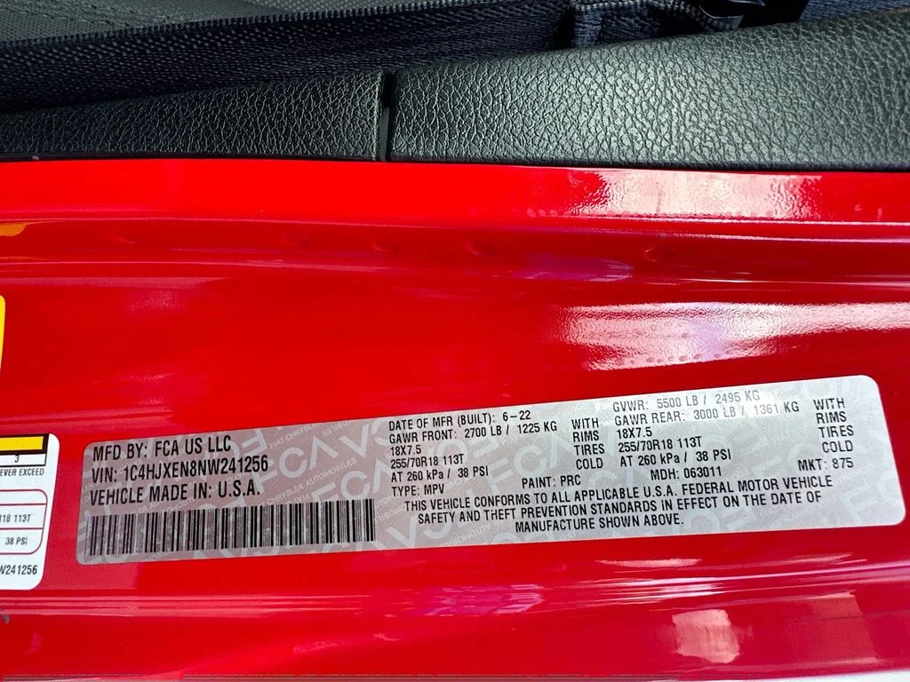 Used 2022 Red Jeep Unlimited Sahara image 37