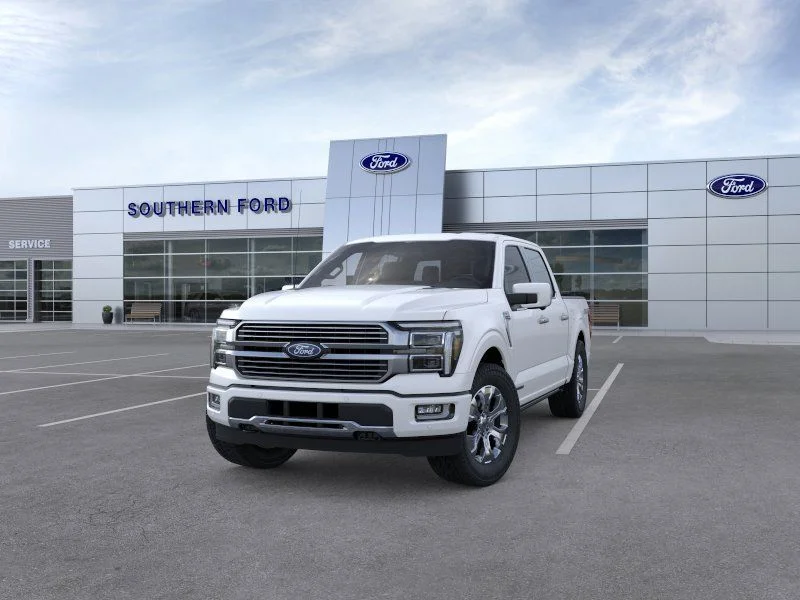New 2026 Star White Metallic Tri-Coat Ford Platinum image 2