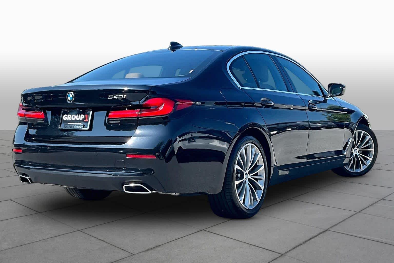 Certified Used 2023 Black Sapphire Metallic BMW 540i image 12