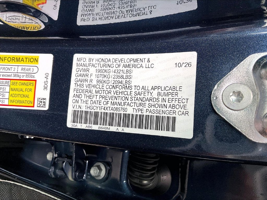 New 2026 Canyon River Blue Metallic Honda SE image 17