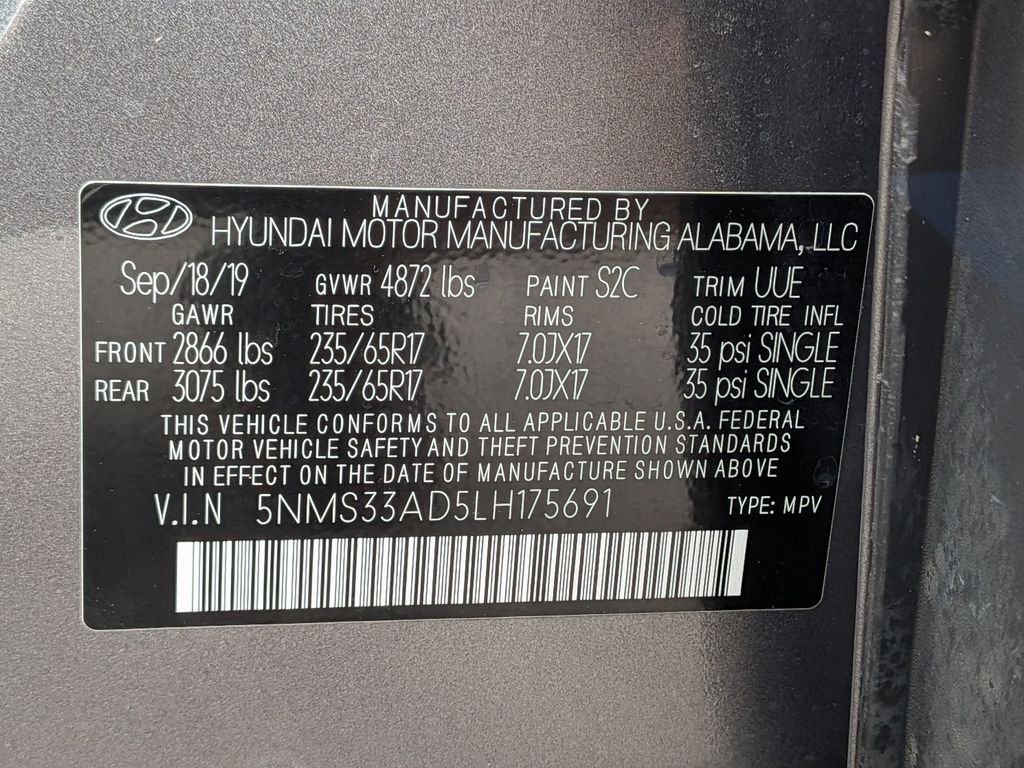 Used 2020 Gray Hyundai SEL image 27