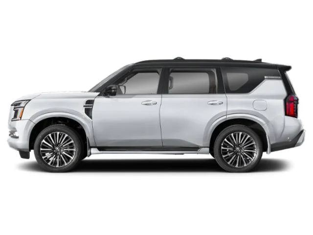 New 2026 Everest White TriCoat / Super Black Two-tone Nissan Platinum Reserve image 3