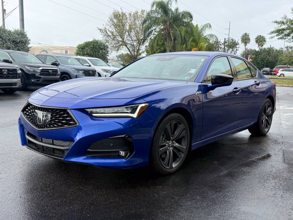 Used 2022 Blue Acura A-Spec Package image 1