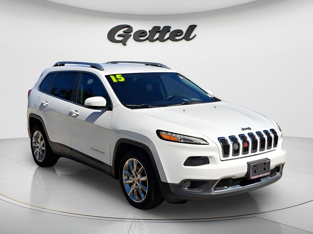 Used 2015 Jeep Cherokee Limited with VIN 1C4PJLDS0FW754143 for sale in Bradenton, FL