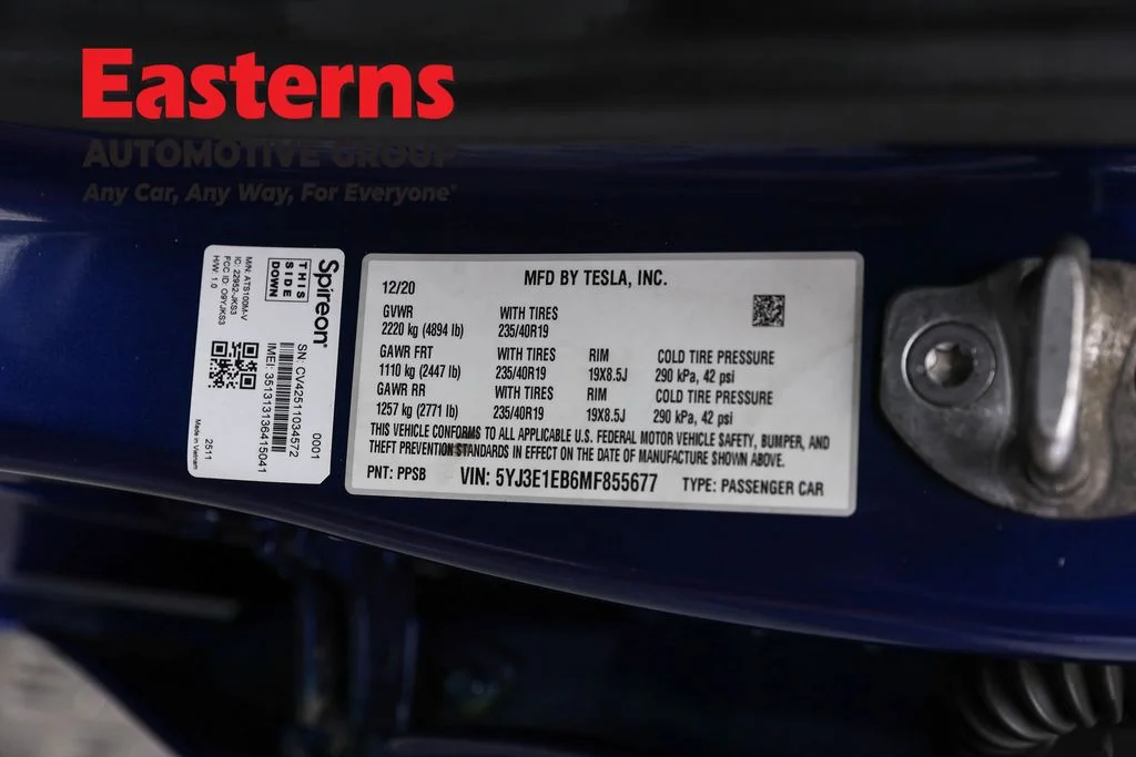 Used 2021 Blue Tesla Long Range image 32
