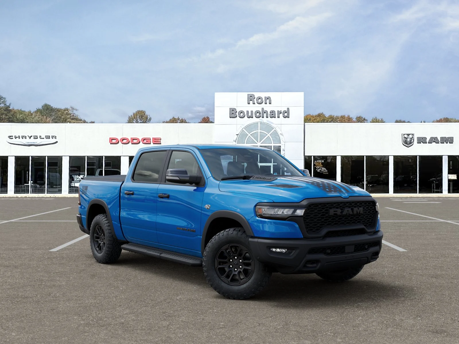 New 2026 Hydro Blue Pearl-Coat Exterior Paint RAM Rebel image 31