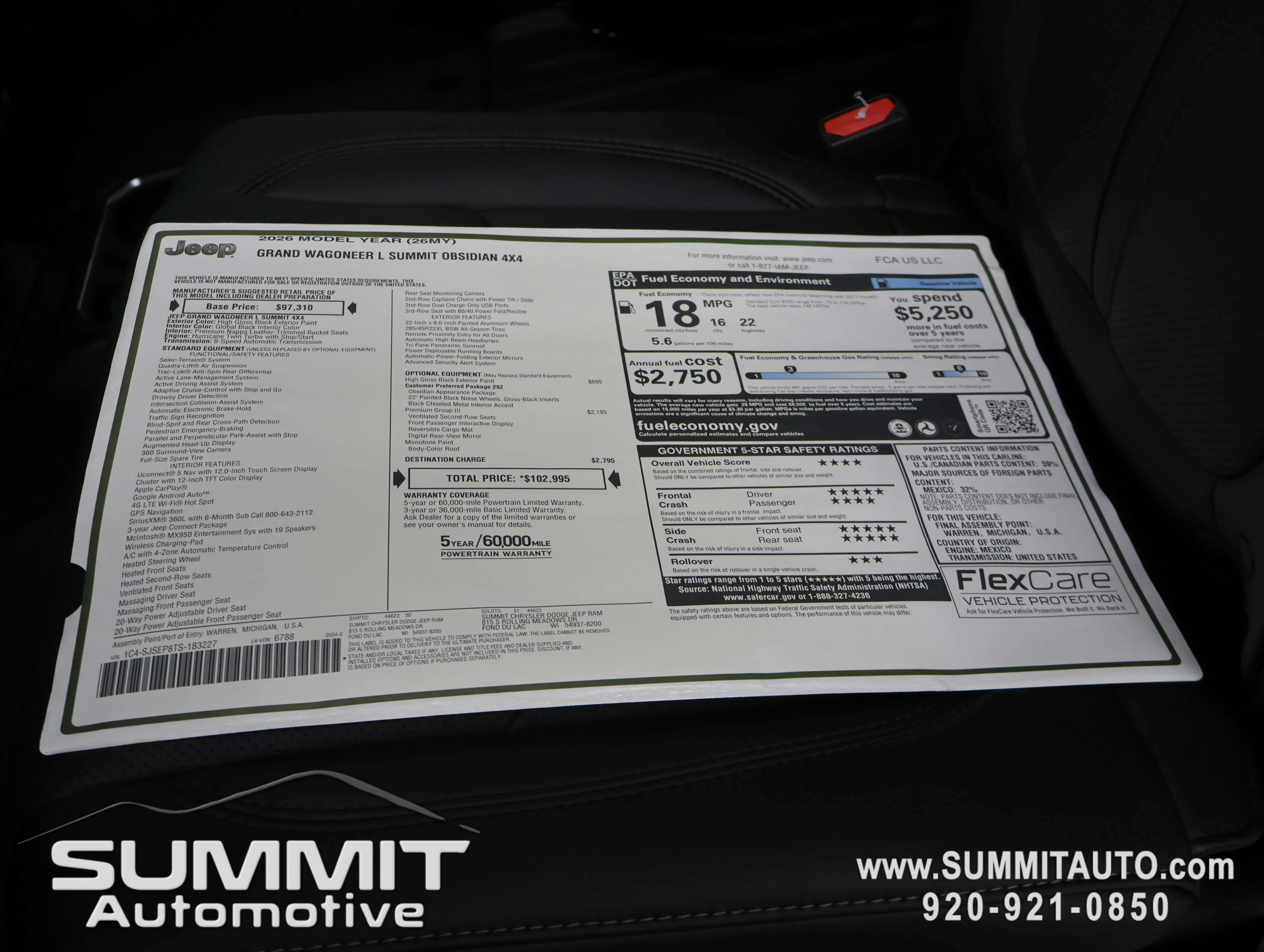 New 2026 High Gloss Black Exterior Paint Jeep Summit Obsidian image 44