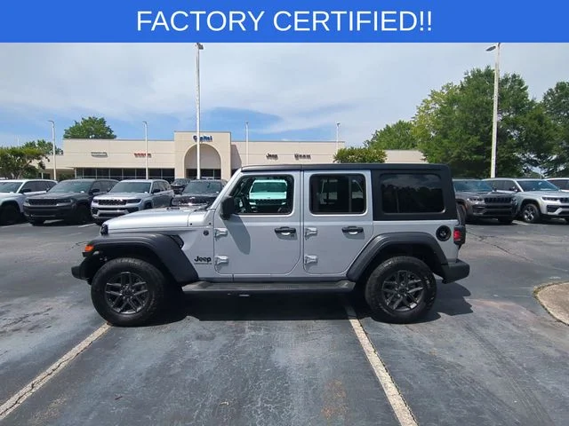 Used 2024 Silver Jeep Sport S image 2