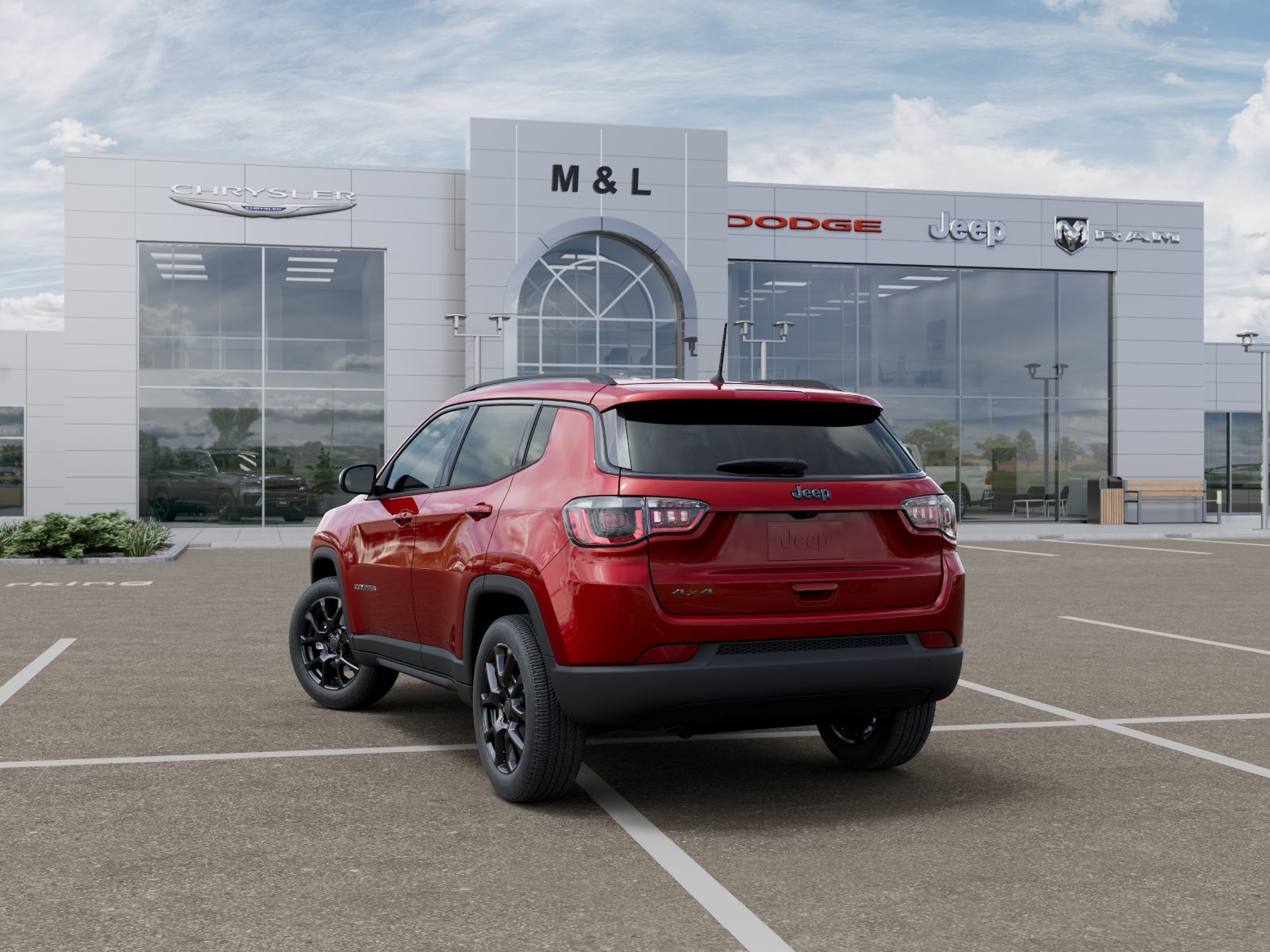 New 2026 Red Hot Pearl-Coat Exterior Paint Jeep Latitude Altitude image 30
