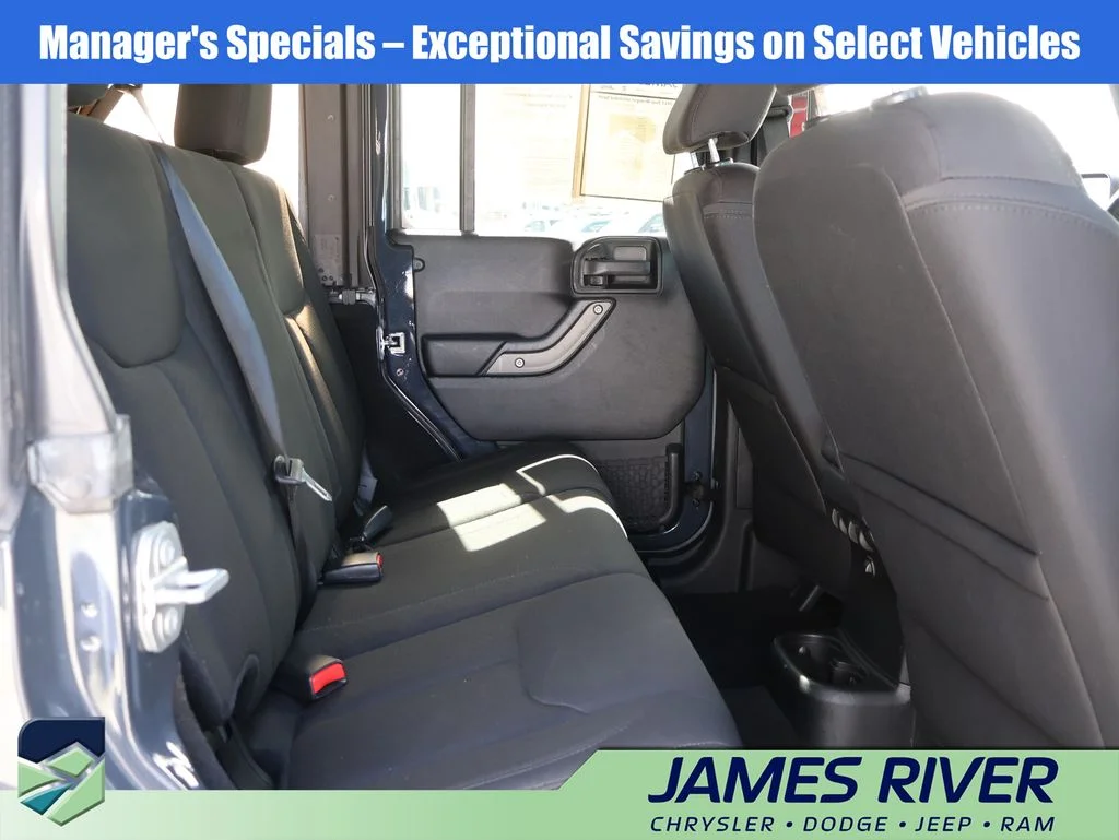 Used 2017 Black Jeep Unlimited Sport image 12