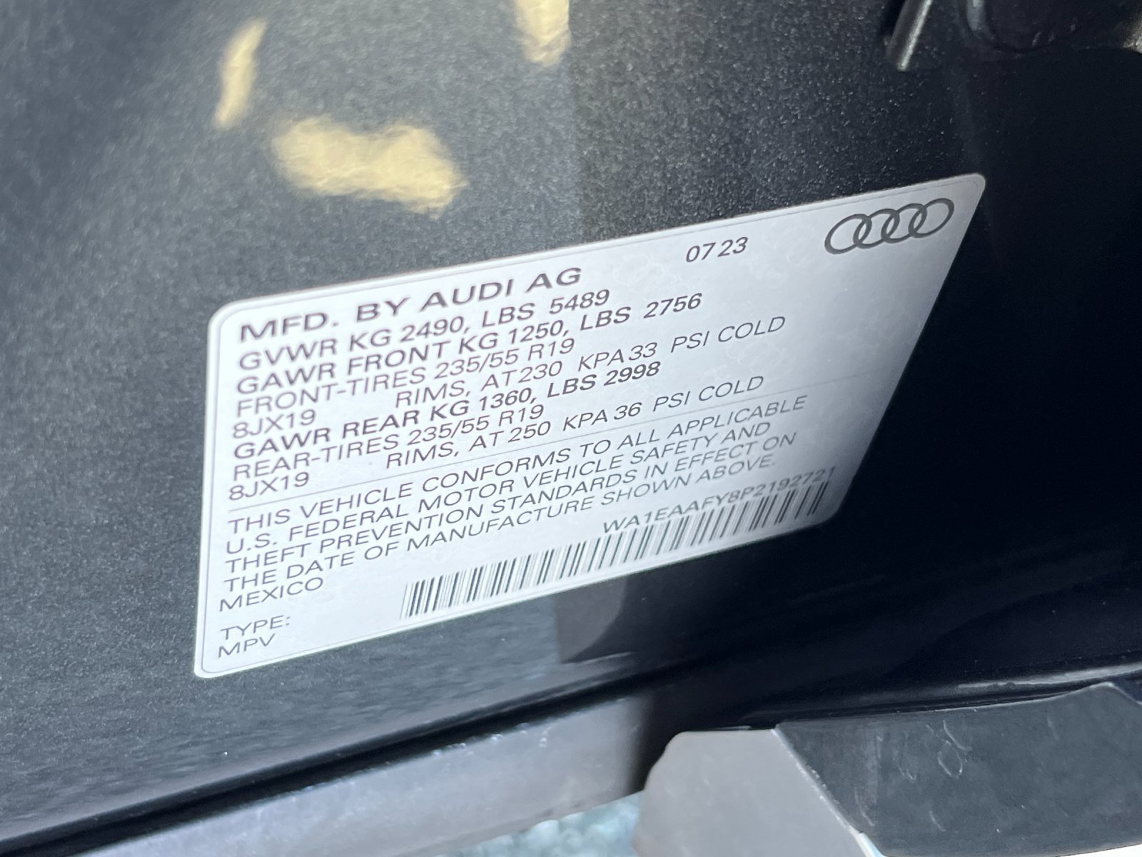 Used 2023 DAYTONA GRAY Audi S line Premium Plus image 27