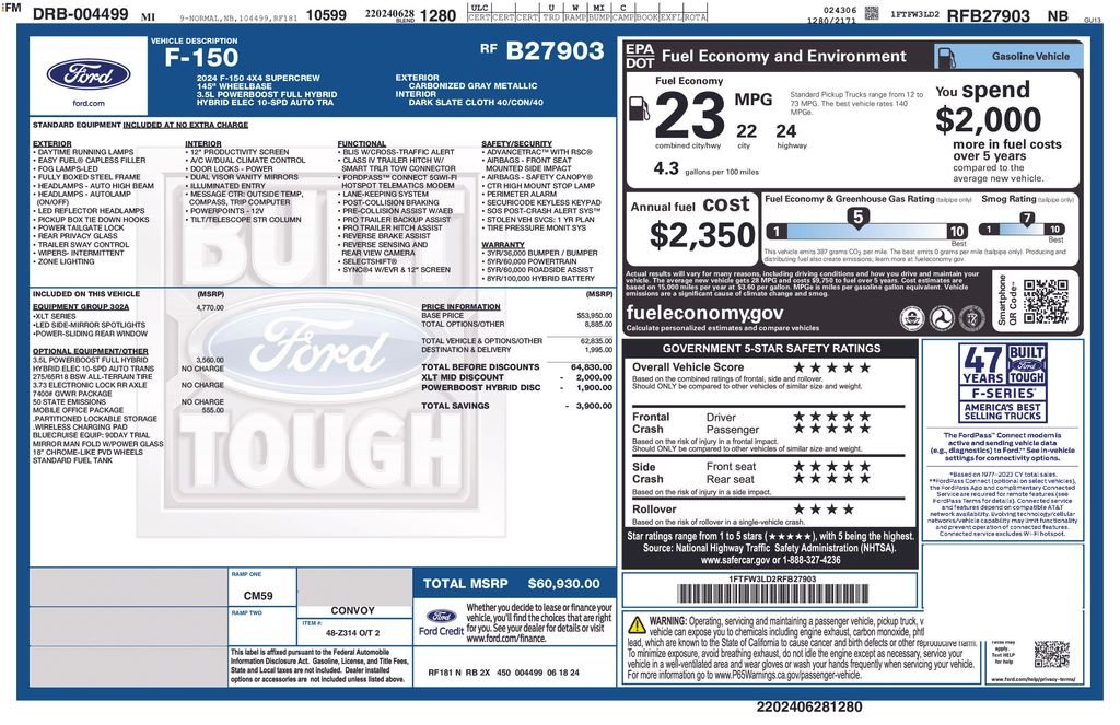 Used 2024 Gray Ford XLT image 25