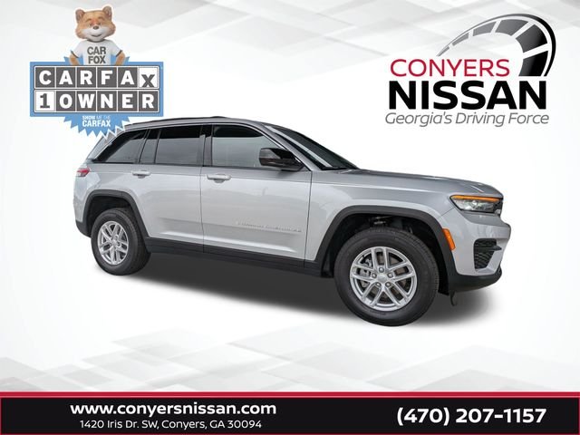 Used 2025 Silver Jeep Laredo X image 1