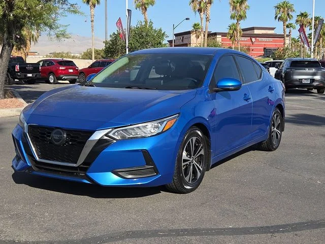 Used 2020 Electric Blue Metallic Nissan SV image 2