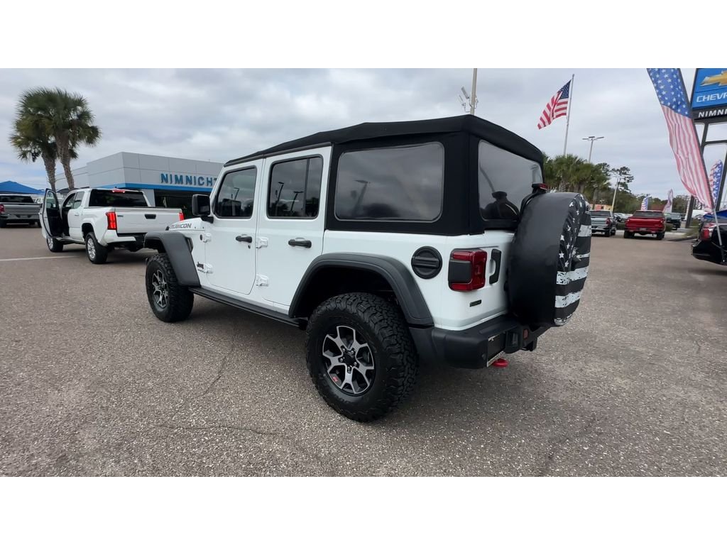 Used 2021 White Jeep Unlimited Rubicon image 4