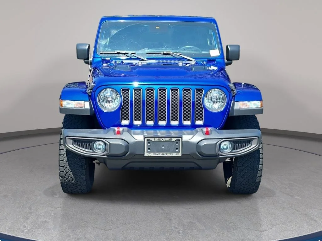 Used 2020 Blue Jeep Unlimited Rubicon image 3
