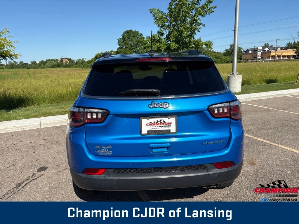 Used 2021 Laser Blue Jeep Limited image 7