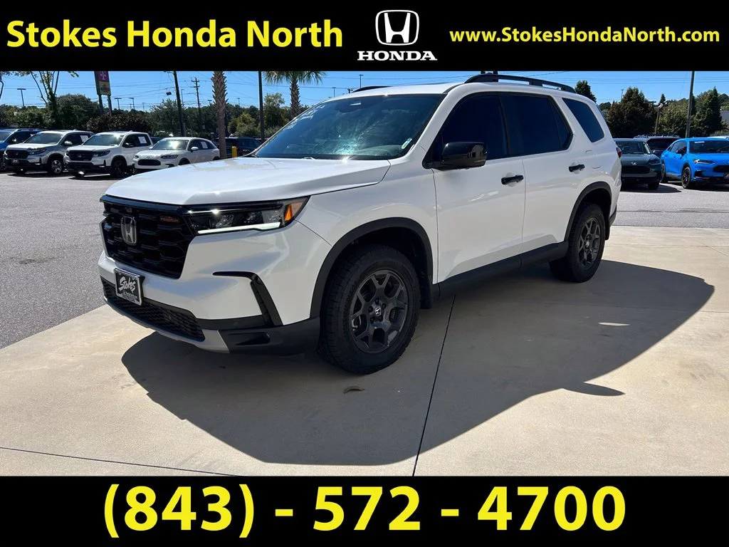 Certified Used 2025 White Honda TrailSport image 2