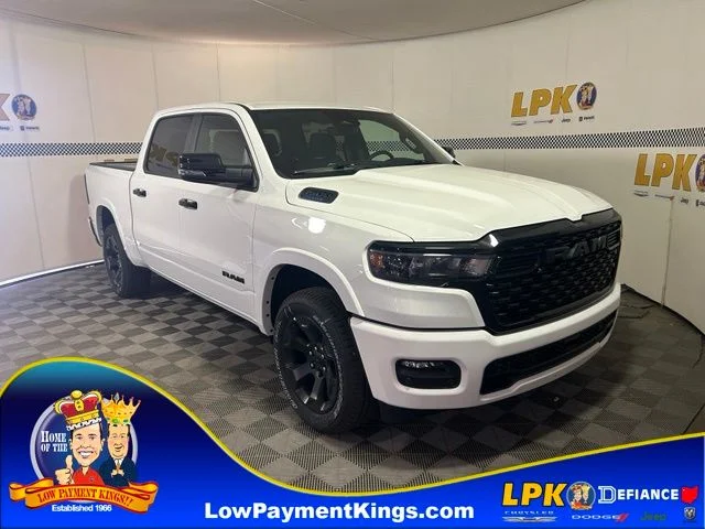 New 2026 Bright White Clear-Coat Exterior Paint RAM BIG HORN image 1