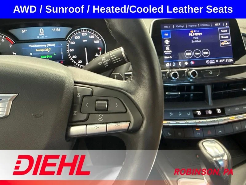 Used 2024 Black Cadillac Premium Luxury image 28