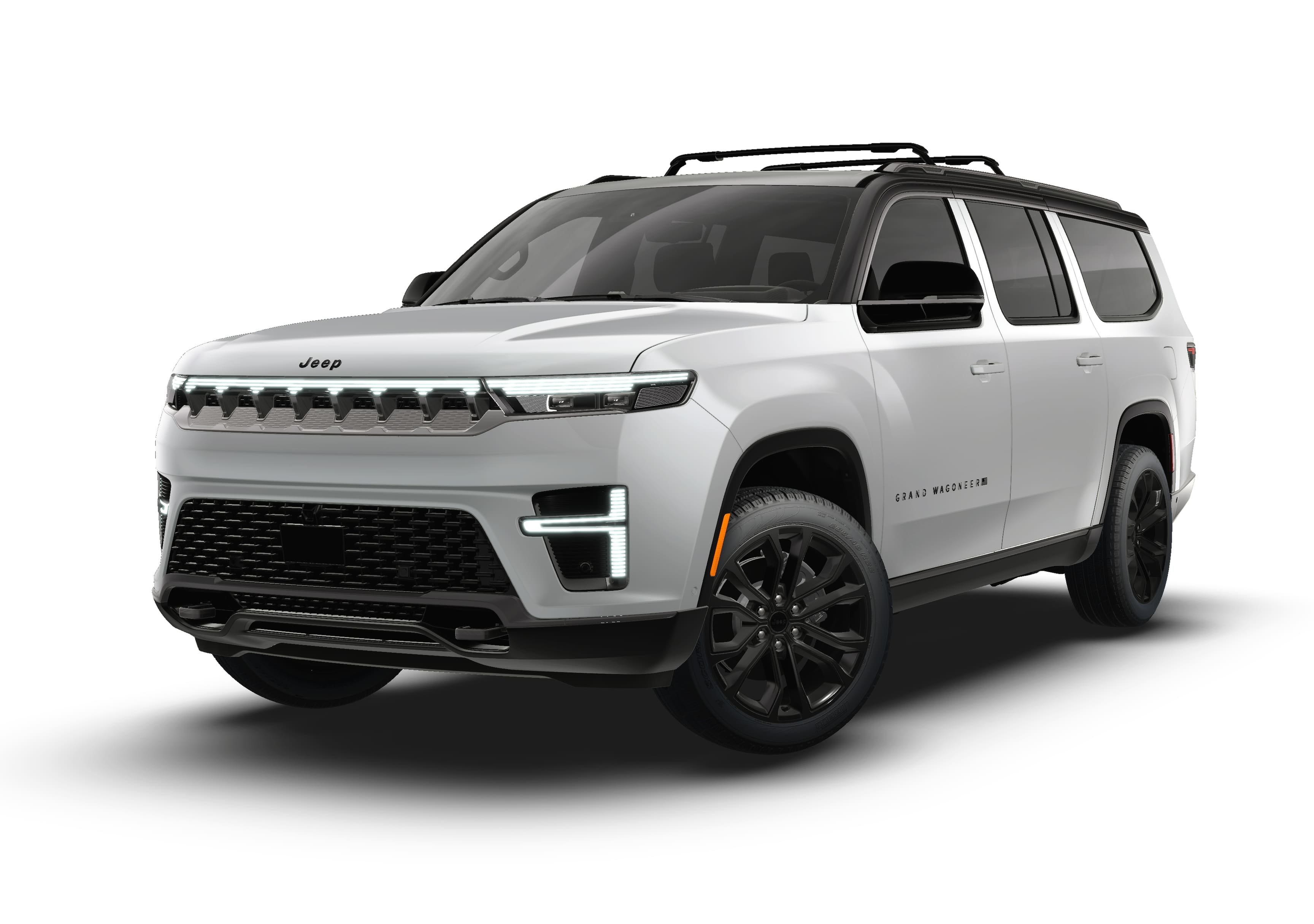 New 2026 Bright White Clear-Coat Exterior Paint Jeep Grand Wagoneer image 1
