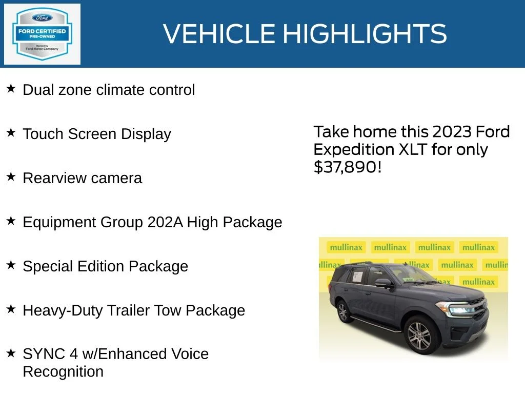Certified Used 2023 Blue Ford XLT image 23