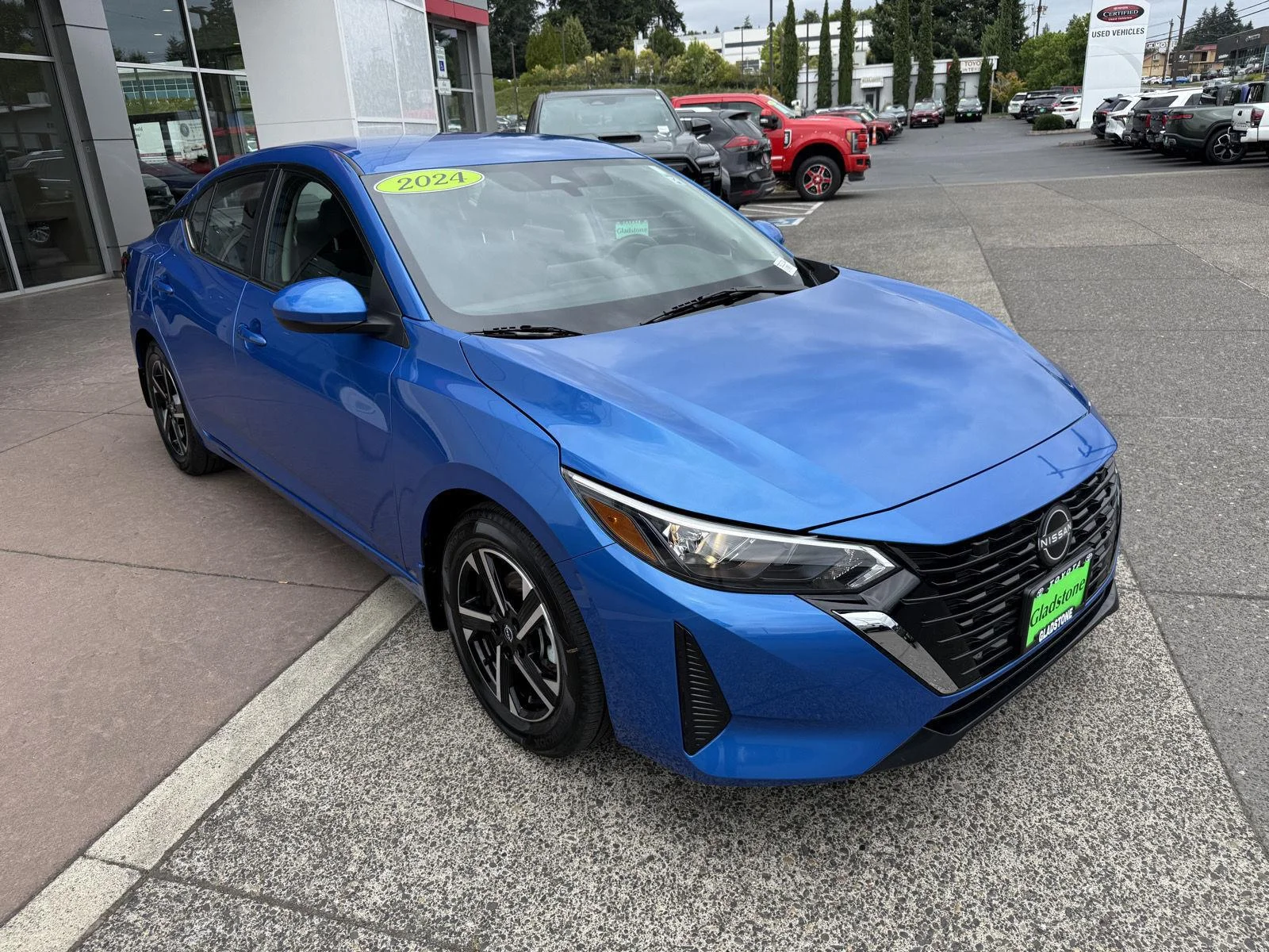 Used 2024 Electric Blue Metallic Nissan SV image 8