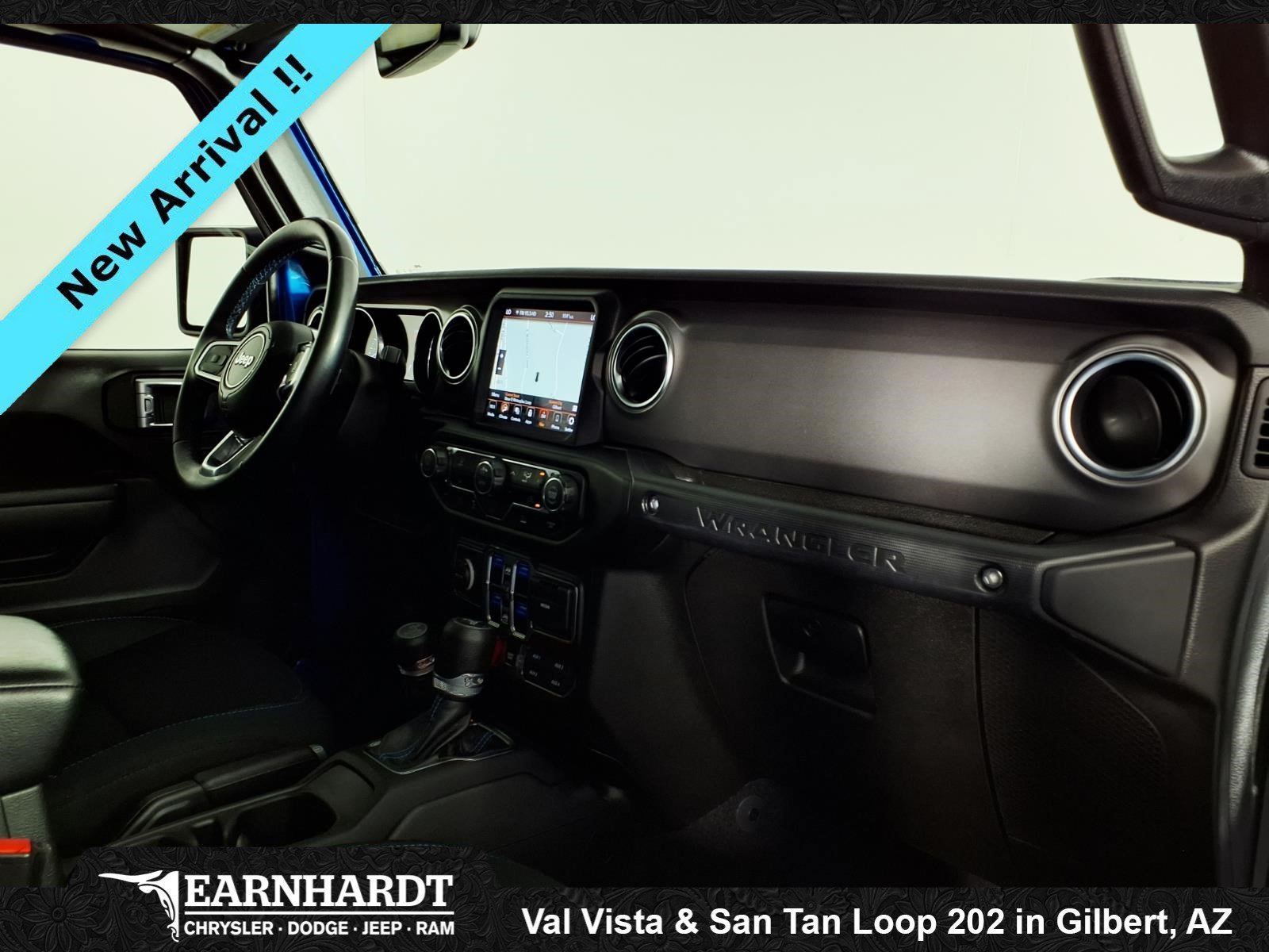 Used 2021 Hydro Blue Pearlcoat Jeep Unlimited Rubicon image 9