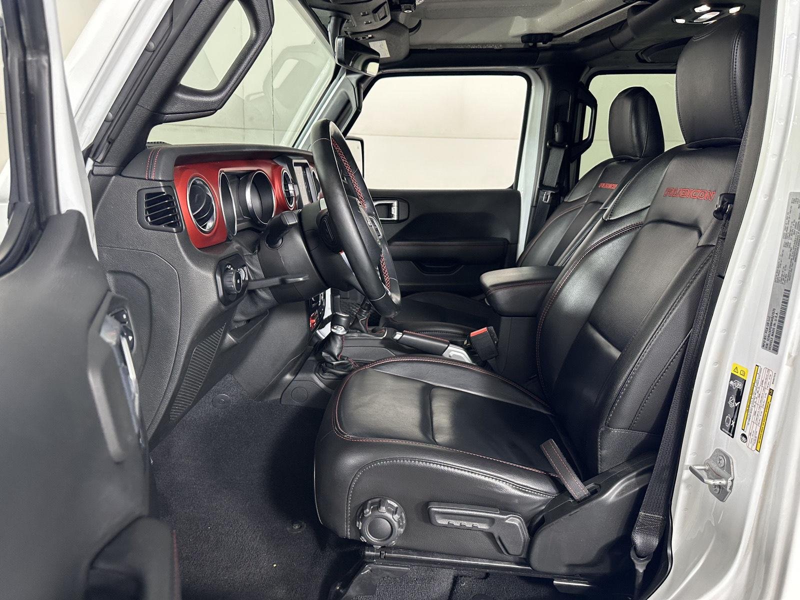 Used 2021 Bright White Clearcoat Jeep Unlimited Rubicon image 12