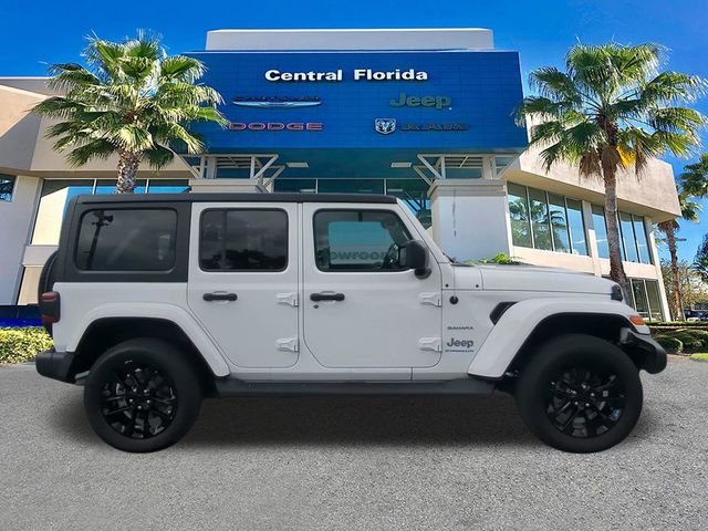 Used 2023 White Jeep Sahara 4xe image 4