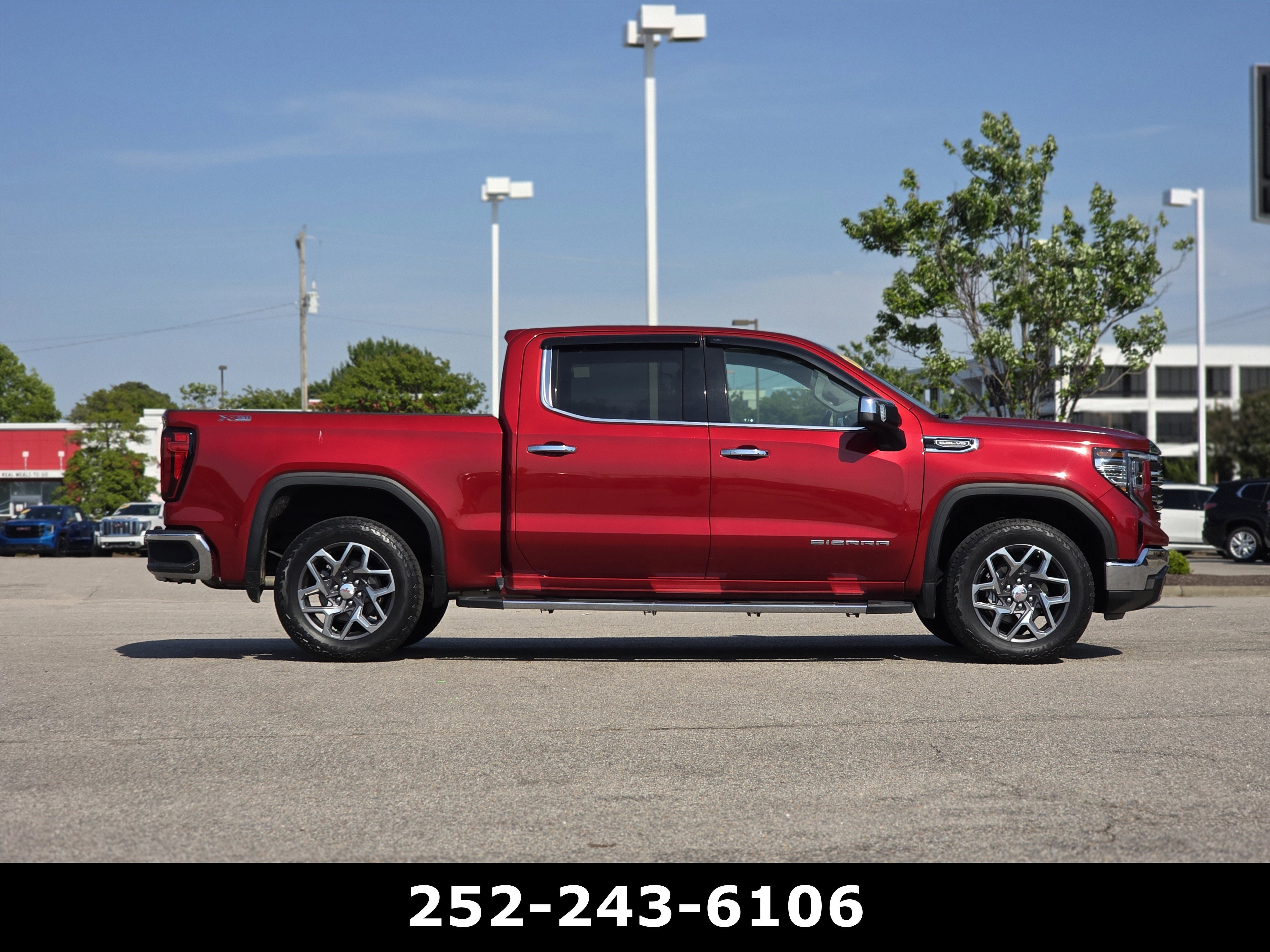 Used 2023 Volcanic Red Tintcoat GMC SLT image 8