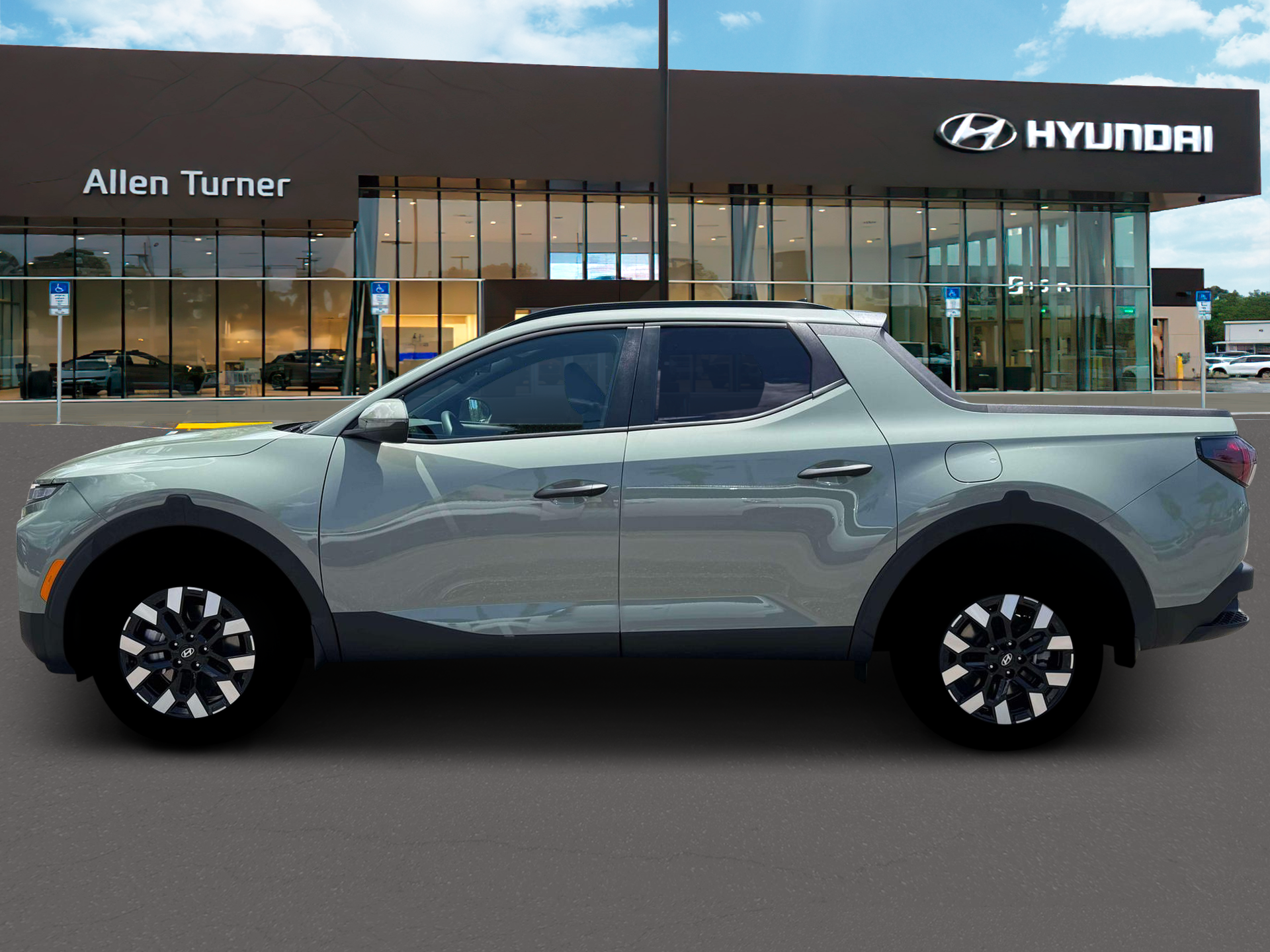 New 2026 Sage Gray Hyundai SEL FWD image 3
