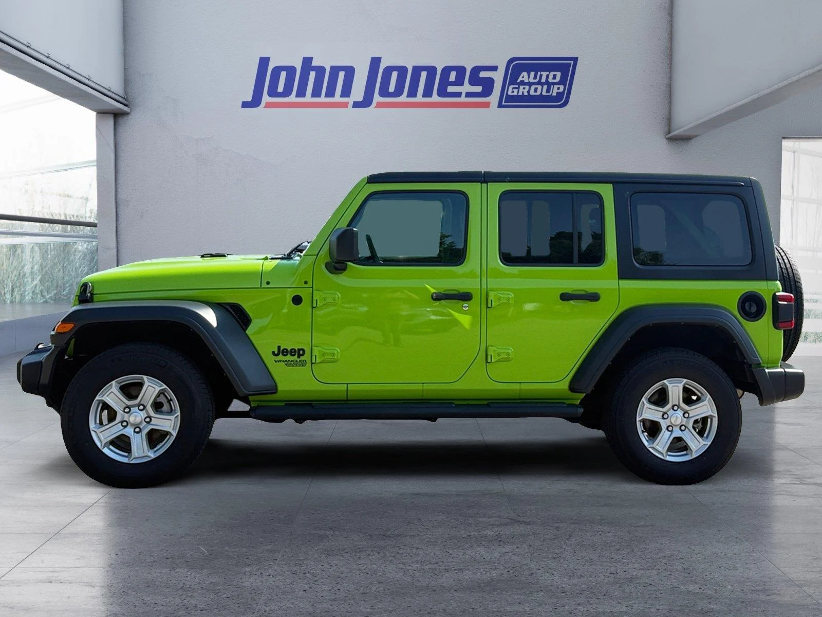 Used 2021 Sarge Green Clearcoat Jeep Unlimited Sport S image 2