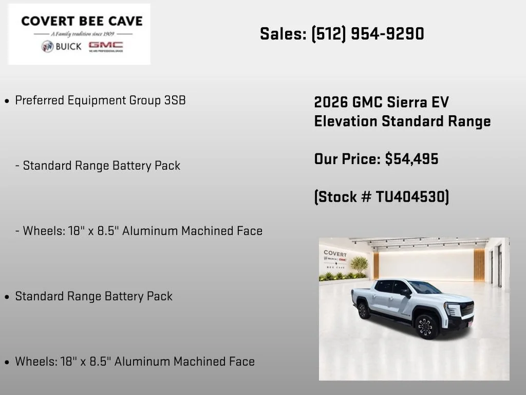 New 2026 Summit White GMC Elevation Standard Range image 7