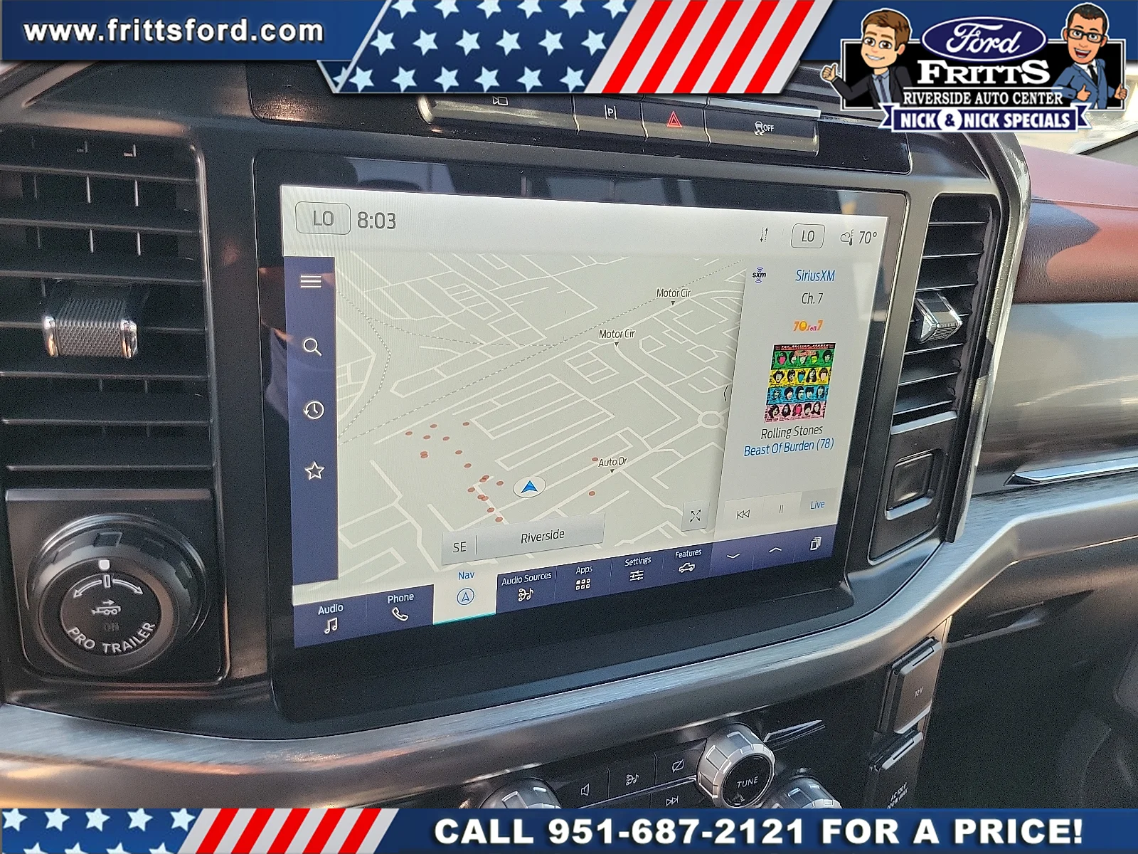 Certified Used 2023 Blue Metallic Ford LARIAT image 10