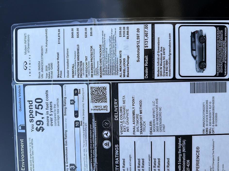 2026 INFINITI QX80 Autograph - Photo 22