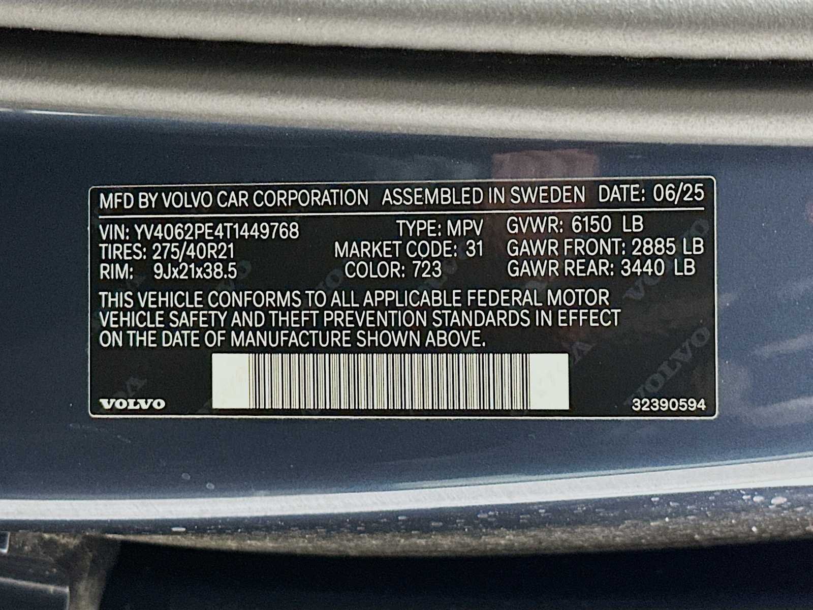 New 2026 Denim Blue Volvo Plus image 31