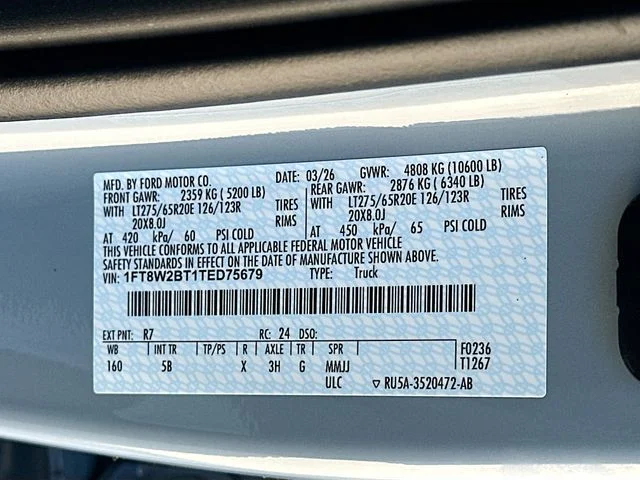 New 2026 Gray Ford Lariat image 21