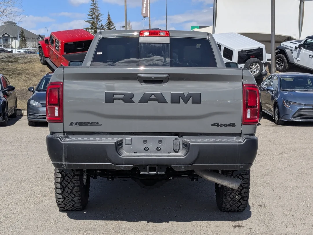 New 2026 Grey RAM Rebel - - 4x4 - Rebel Level 1 Equip Grp - 5th Wheel/Gooseneck Prep & More! image 7