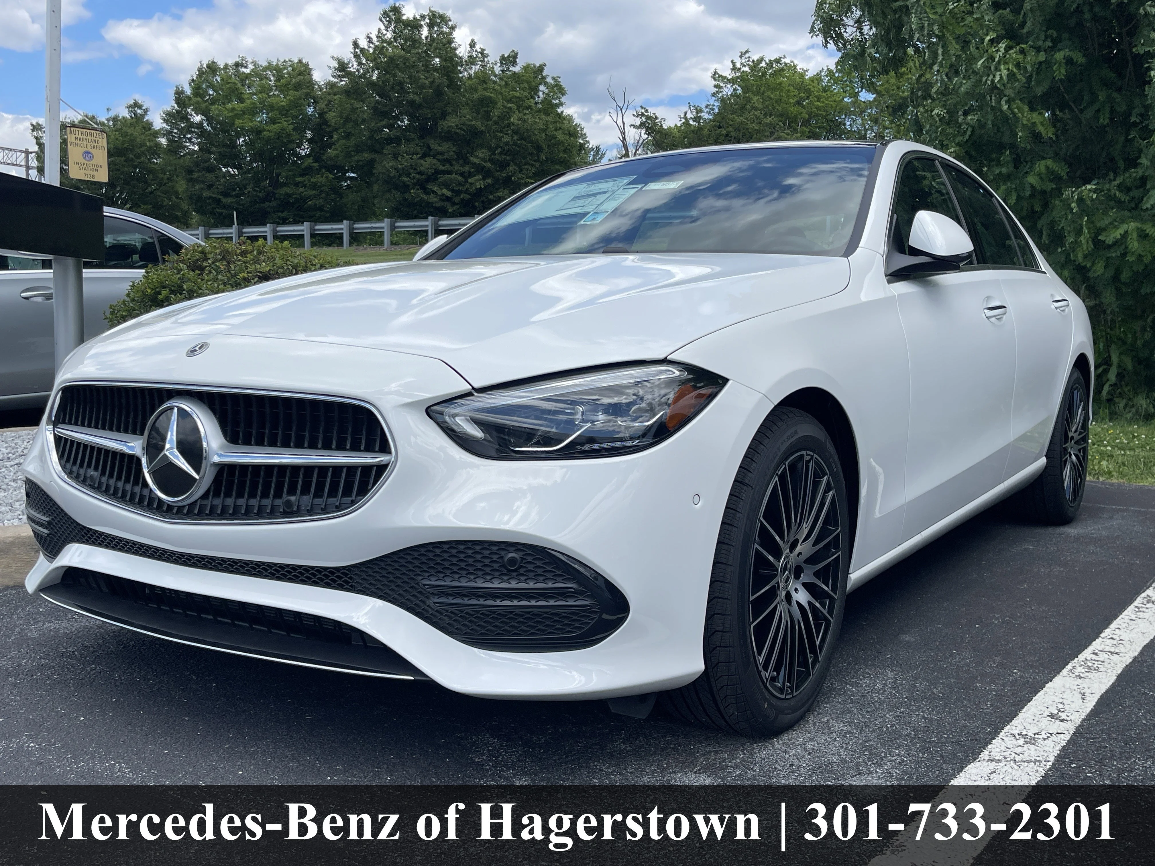New 2026 Polar White Mercedes-Benz C 300 4MATIC® Sedan image 3