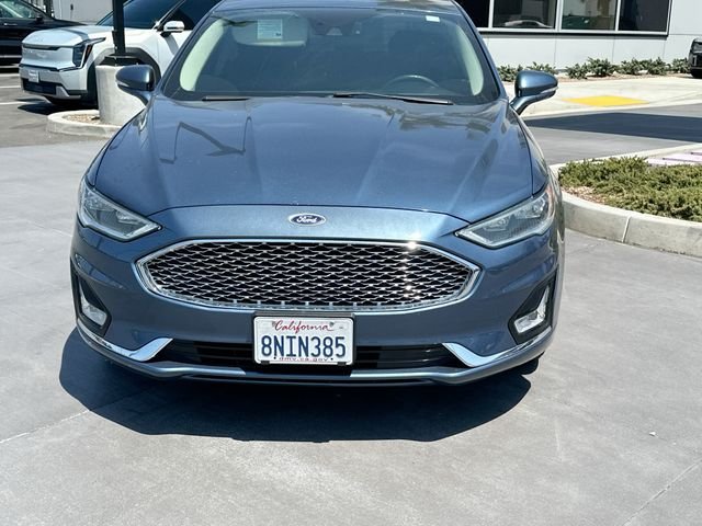 Used 2019 Blue Ford Titanium image 2