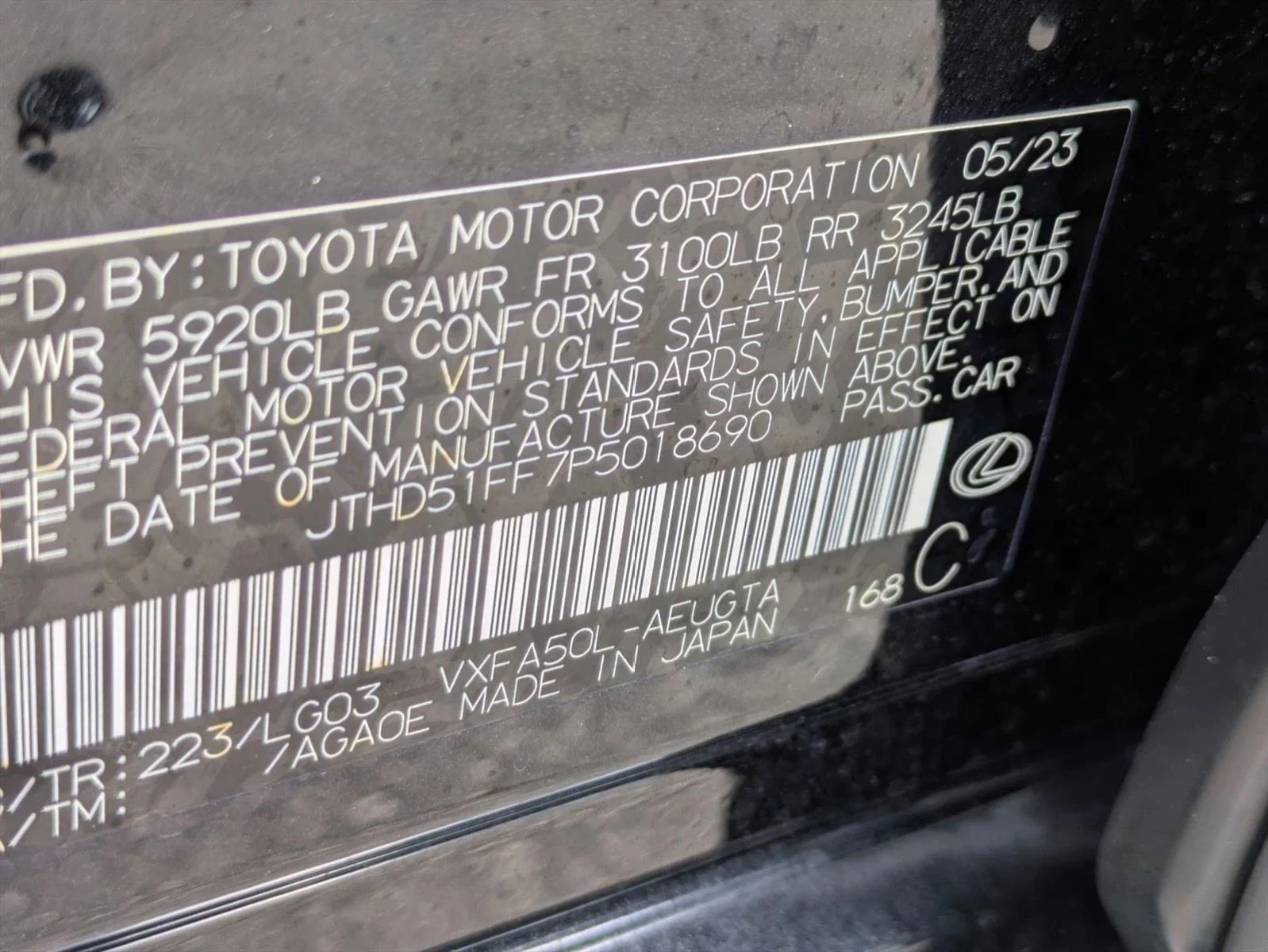 Certified Used 2023 Caviar Lexus LS 500 image 24