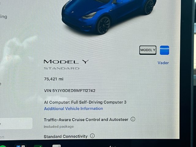Used 2021 Blue Tesla Standard Range image 12