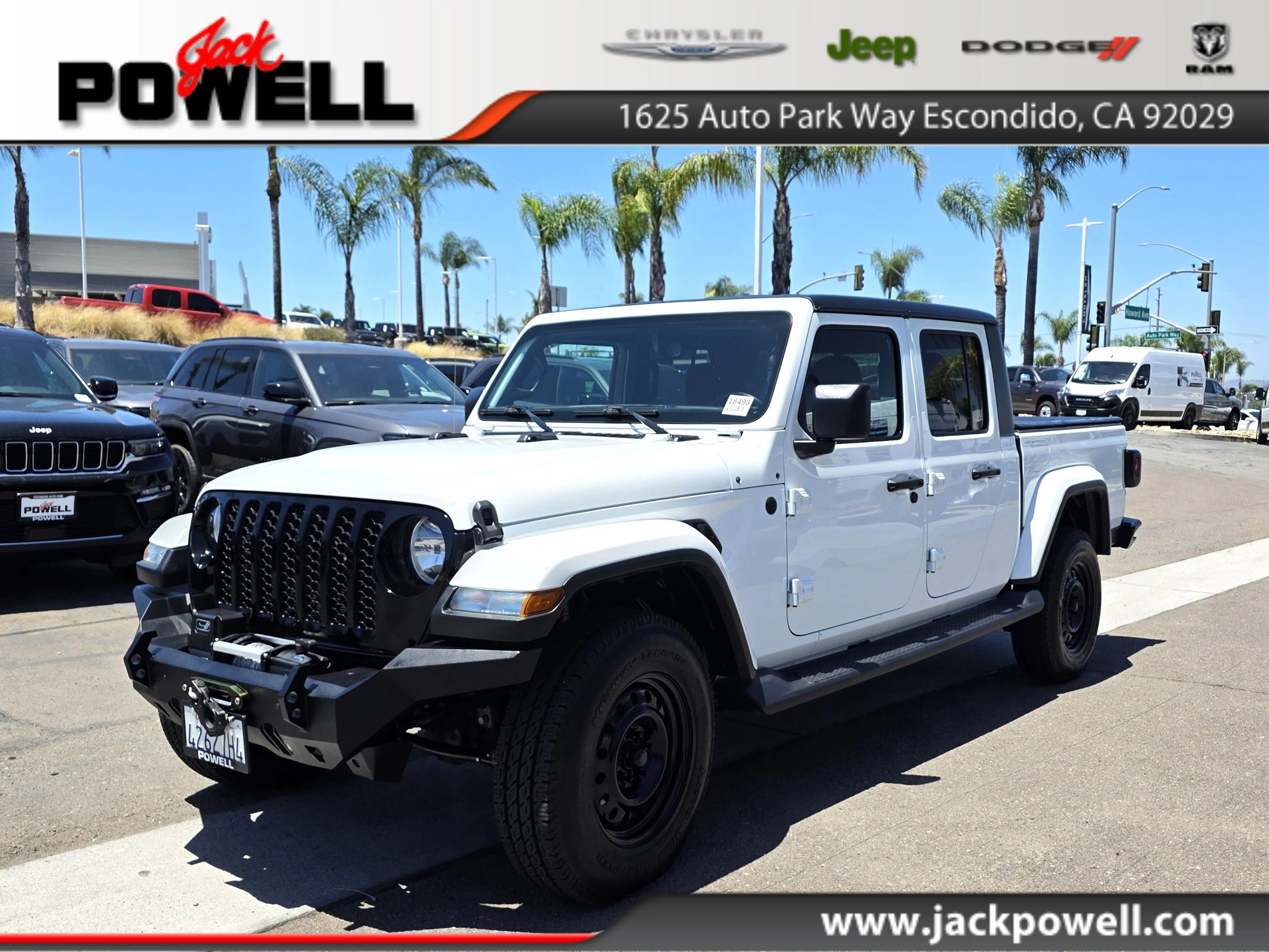 Used 2021 Bright White Clearcoat Jeep Sport image 1