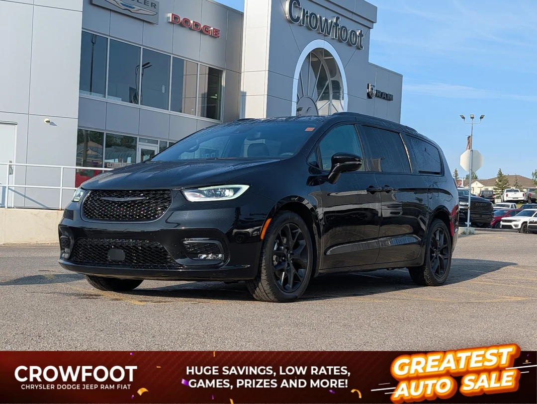 Certified Used 2025 Black Chrysler Limited - - FWD - Nappa Leather - Blind Spot - Full Sunroof - Remote Start & More! image 1
