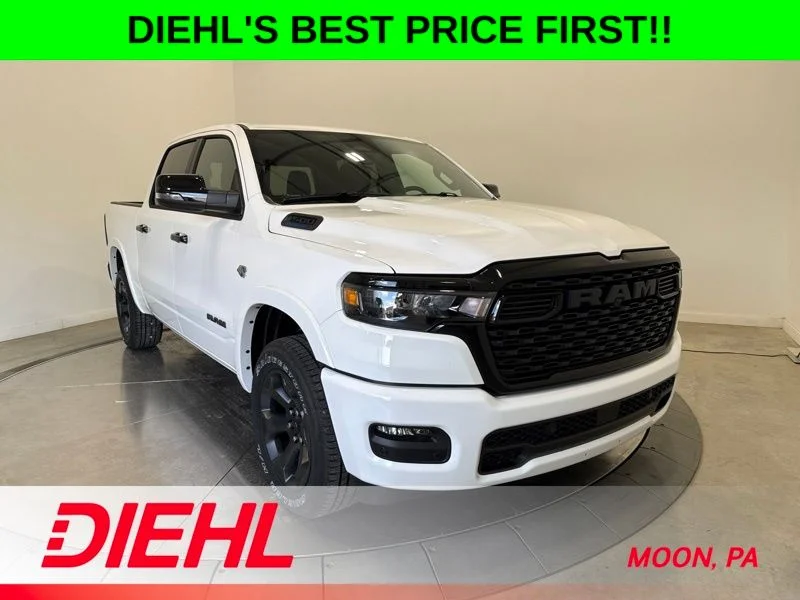 New 2026 Bright White Clear-Coat Exterior Paint RAM Big Horn/Lone Star image 1