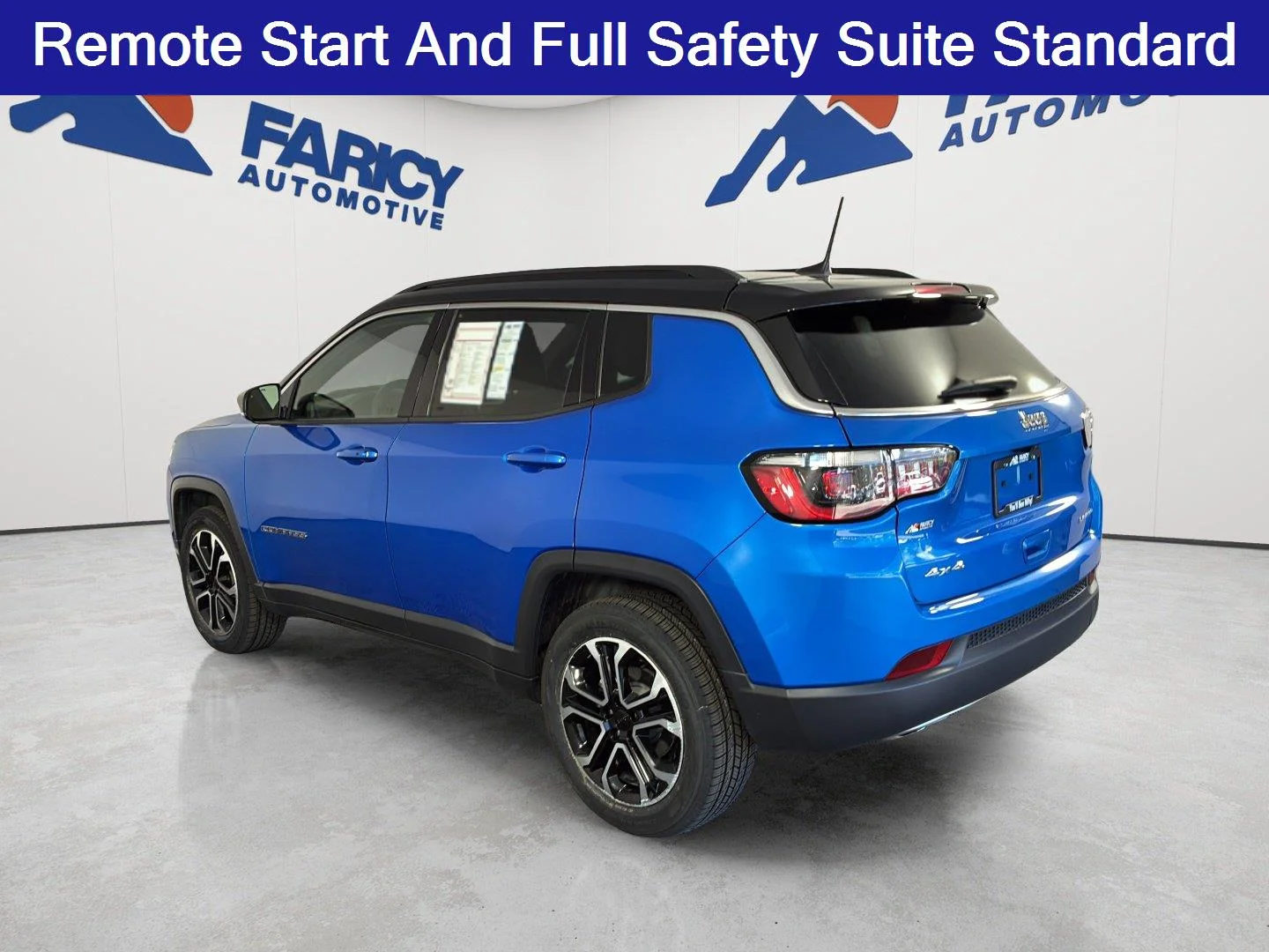 Used 2023 Laser Blue Pearlcoat Jeep Limited image 7
