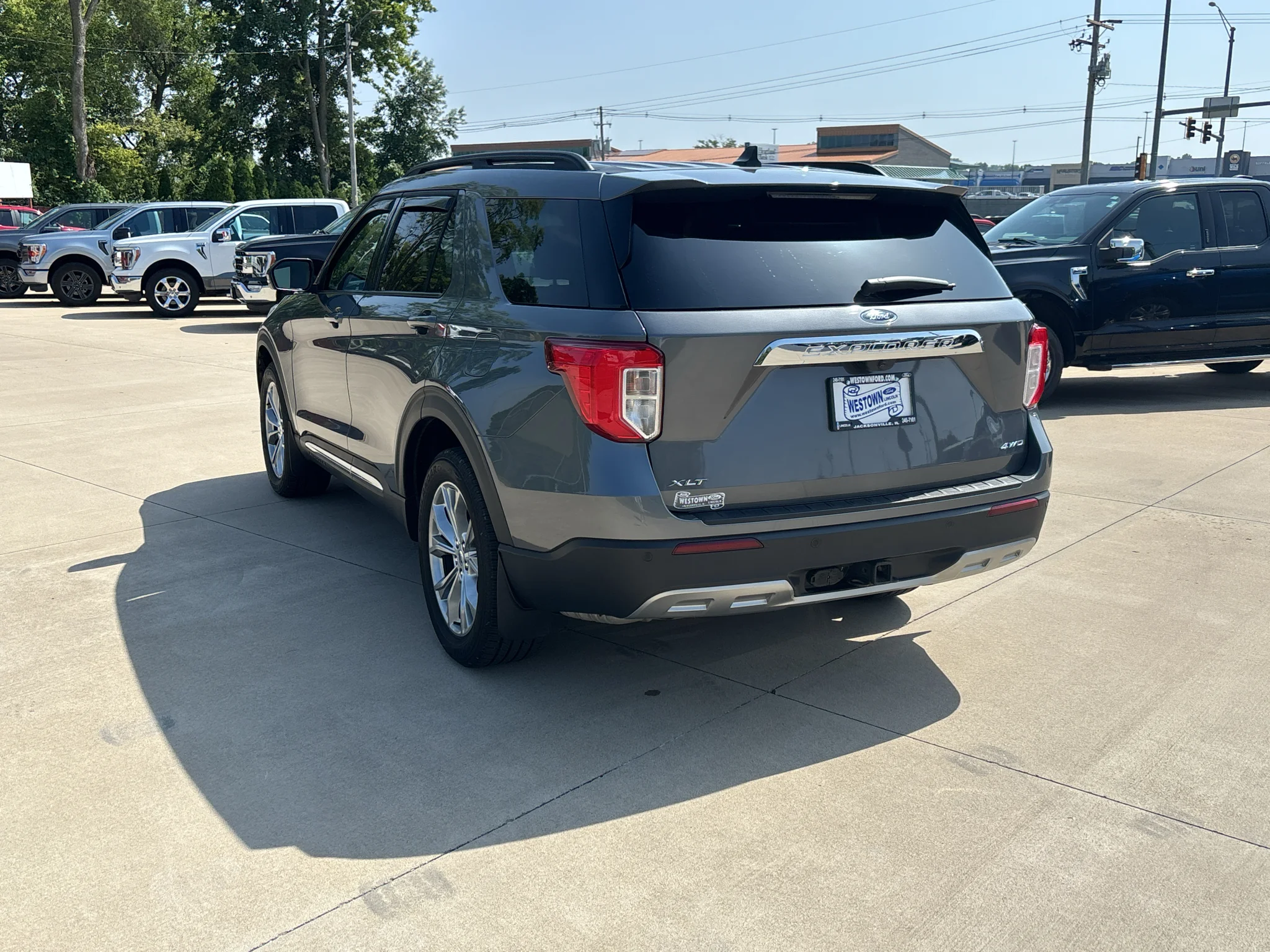 Used 2024 Carbonized Gray Metallic Ford XLT image 7