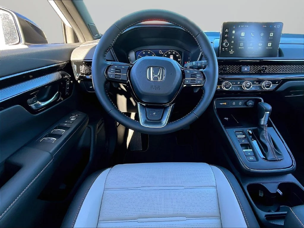 New 2027 Platinum White Pearl Honda Sport Touring Hybrid AWD image 9